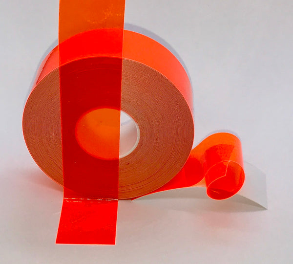 Transparent Colored Tapes, Narrow Sizes, Pick Your Color and Size