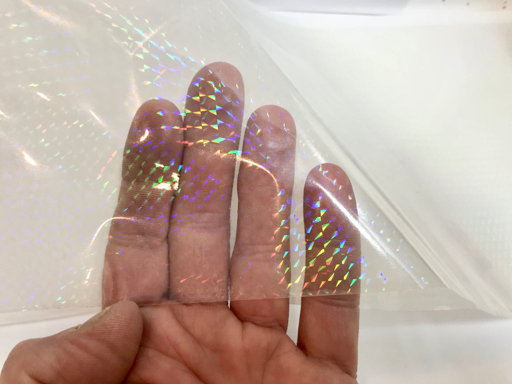 Transparent CRYSTAL Holographic Overlay, Lamination Grade HoloCrystal