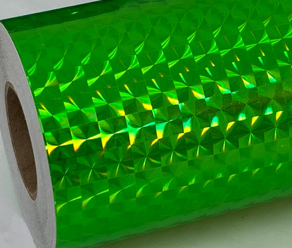 Wider Width Rolls of Prism Tape, Holographic 1/4" Mosaic, Iridescent Tape.