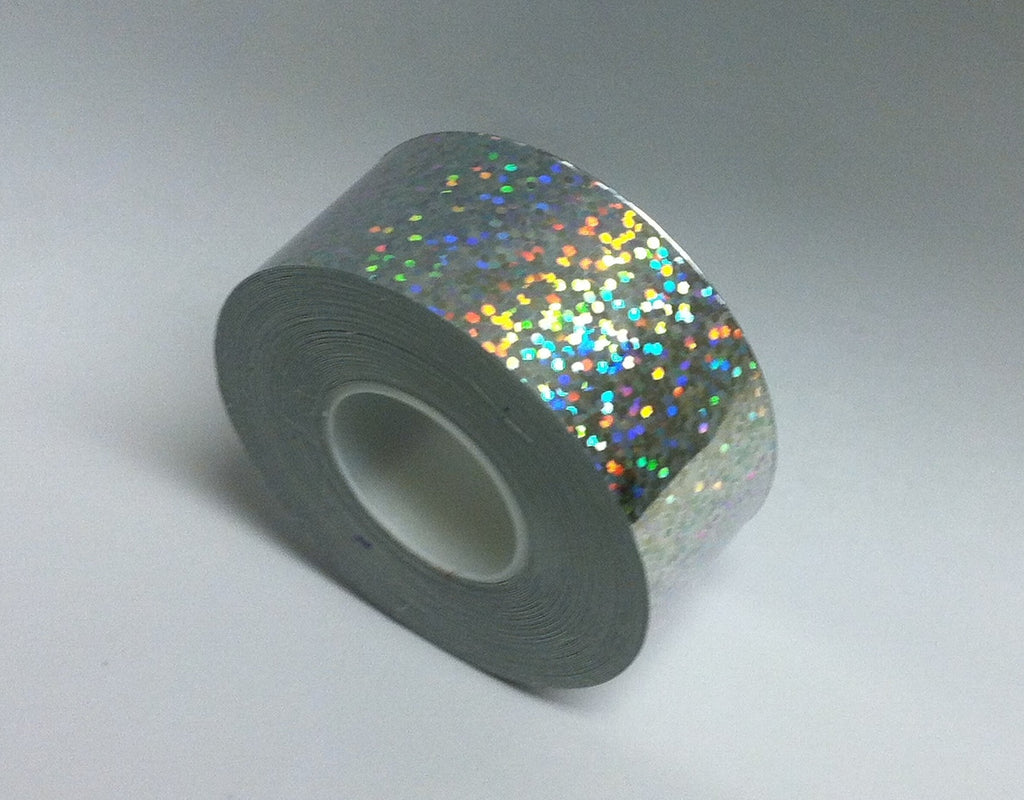 Styleplus Holographic Tape 1 inch (Cracked Ice & Sequin Pattern