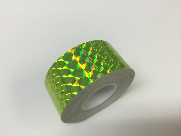 Prism Tape, Choose Your Color and Size, Holographic 1/4" Mosaic, Iridescent Tape.