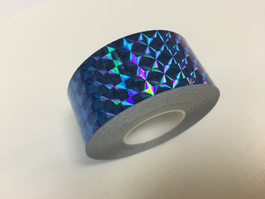 PRISM Holographic Tape, Pick Color & Size, 1/4 mosaic pattern, sticky tape