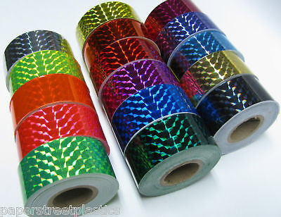 6 rolls of Prism Tape, 1" x 25 ft, Your color choices