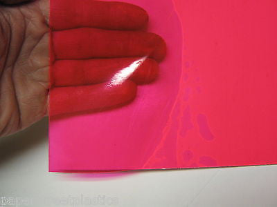 Transparent Vinyl Plastic Sheets, with Adhesive, Pick your color and size