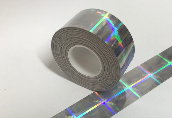 PLAID Holographic Tape, Choose Your Size and Color, Wild Iridescent tape