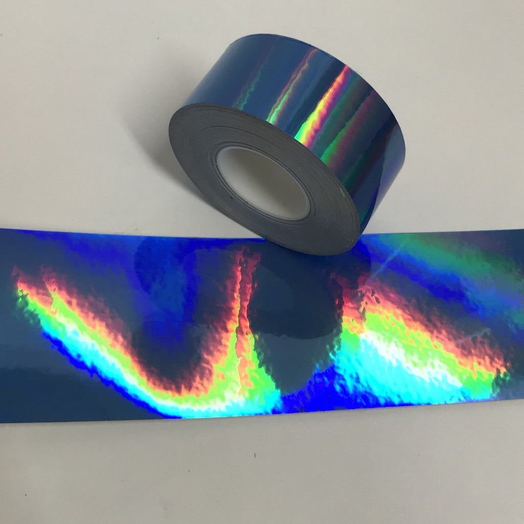 Roll of Holographic Rainbow Oil Slick Tape, choose your color and size –  Paper Street Plastics