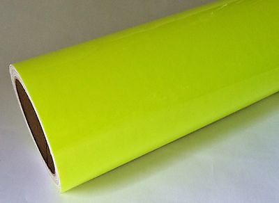 Neon Sign Vinyl, Fluorescent Colors,  Your Color and Size, 12 and 24 inch rolls