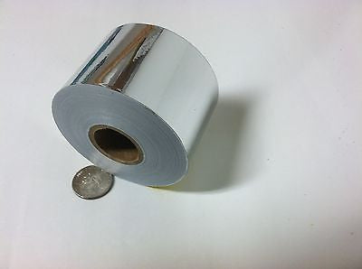 SuperBrite Polyester Chrome Tape, choose your size.  Near-Mirror Finish.