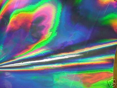 Oilslick / Rainbow Holographic Vinyl 12" x 10 feet, Free Shipping
